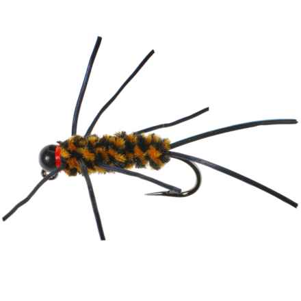 Montana Fly Company JIG BEAD HEAD GIRDLE BUG NYMPH - 12PK in Orange/Black