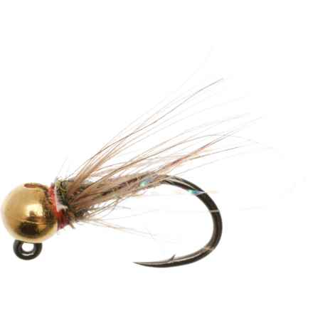 Montana Fly Company Jig CDC Thrasher Nymph Fly - Dozen in Brown