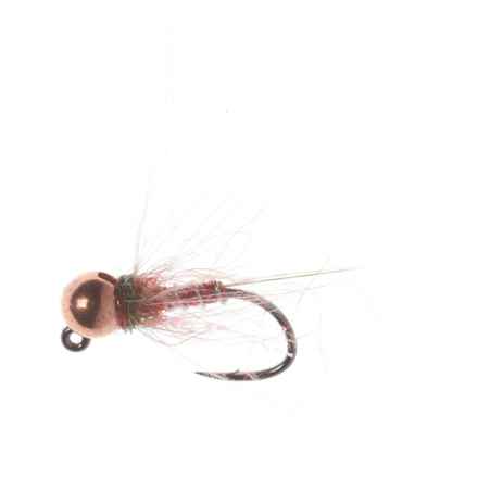 Montana Fly Company Jig CDC Thrasher Nymph Fly - Dozen in Red