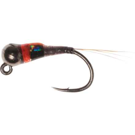 Montana Fly Company Jig Crack Back Bullet Nymph Fly - Dozen in Black