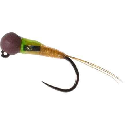 Montana Fly Company Jig Crack Back Bullet Nymph Fly - Dozen in Cream