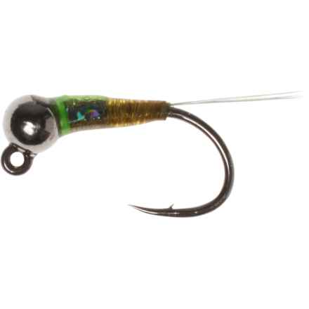 Montana Fly Company Jig Crack Back Bullet Nymph Fly - Dozen in Olive