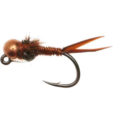 Montana Fly Company Jig Expoxy Back Copper Nymph Fly - Dozen in Copper