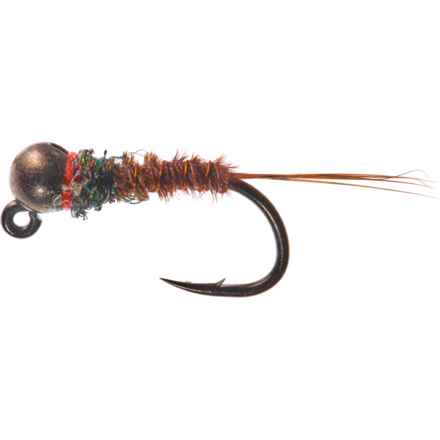 Montana Fly Company Jig Frenchie Nymph Fly - Dozen in Black