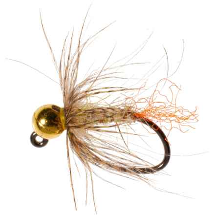 Montana Fly Company Jig Hot Butt Hare Nymph Fly - Dozen in Yellow