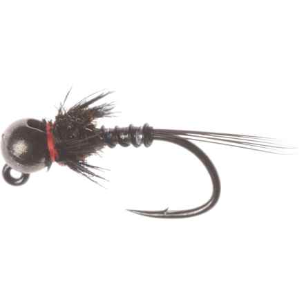 Montana Fly Company Jig Lightning Bug Nymph Fly - Dozen in Black