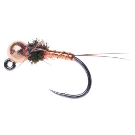 Montana Fly Company Jig Lightning Bug Nymph Fly - Dozen in Copper