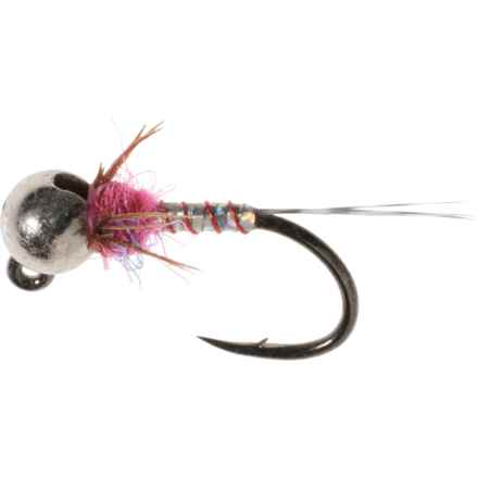 Montana Fly Company Jig Lightning Bug Nymph Fly - Dozen in Silver