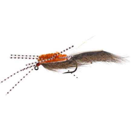 Montana Fly Company Jig Squirdle Bug Streamer Fly - Dozen in Natural/Beige/Rust
