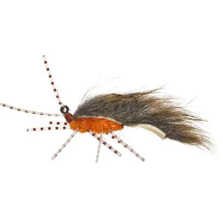Montana Fly Company Jig Squirdle Bug Streamer Fly - Dozen in Natural/Beige/Rust