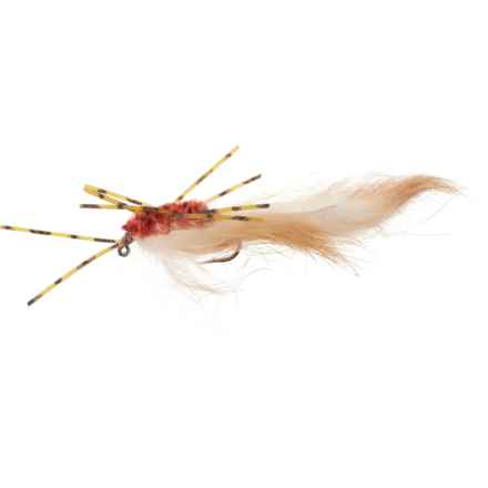 Montana Fly Company Jig Zirdle Bug Streamer Fly - Dozen in Natural Over Rust/Beige