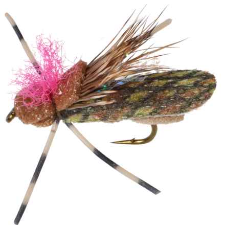 Montana Fly Company Juan’s Hopper Juan Dry Fly - Dozen in Brown/Pink