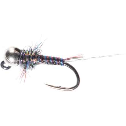Montana Fly Company Keller’s Jig PLT Nymph Fly - Dozen in Bruised Black