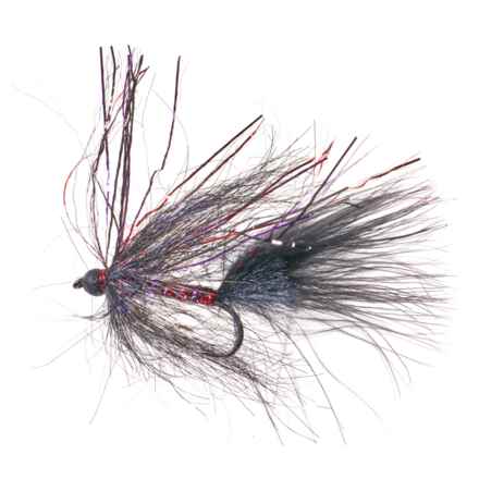 Montana Fly Company Keller’s She Demon Bugger Streamer Fly - Dozen in Black
