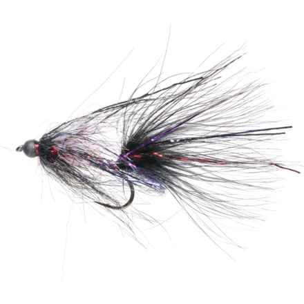 Montana Fly Company Keller’s She Demon Bugger Streamer Fly - Dozen in Black