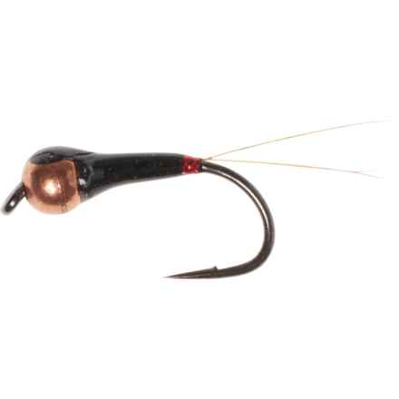 Montana Fly Company Lucent Tag Perdigon Nymph Fly - Dozen in Black