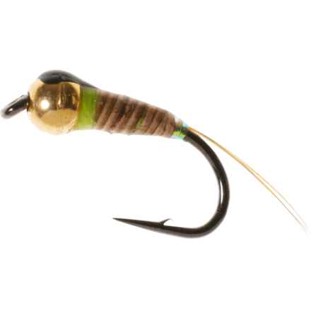 Montana Fly Company Lucent Tag Perdigon Nymph Fly - Dozen in Peacock Quill