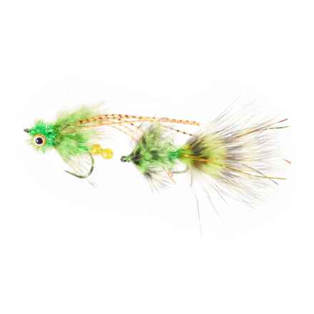 Montana Fly Company Maddin’s OG Mini Circus Peanut Streamer Fly - Half Dozen in Bright Green