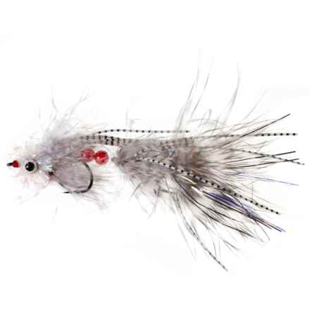 Montana Fly Company Maddin’s OG Mini Circus Peanut Streamer Fly - Half Dozen in White