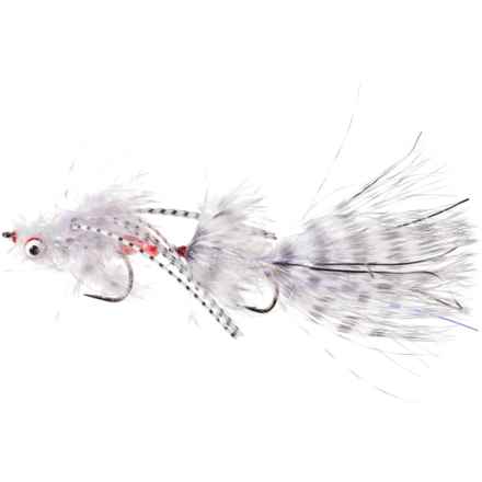 Montana Fly Company Maddin’s OG Mini Circus Peanut Streamer Fly - Half Dozen in White