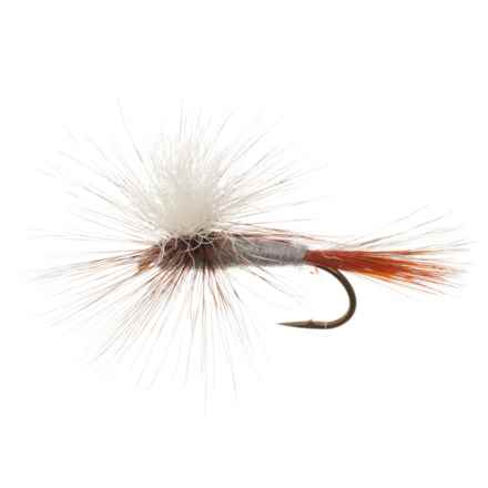 Montana Fly Company Parachute Adams (Calf Tail Post) Dry Fly - Dozen in Gray/White