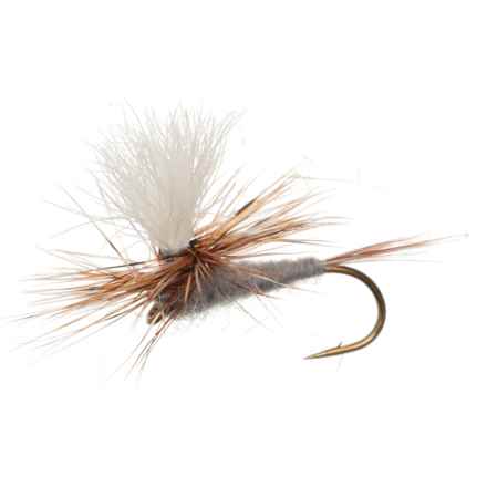 Montana Fly Company Parachute Adams (Calf Tail Post) Dry Fly - Dozen in Grey/Brown