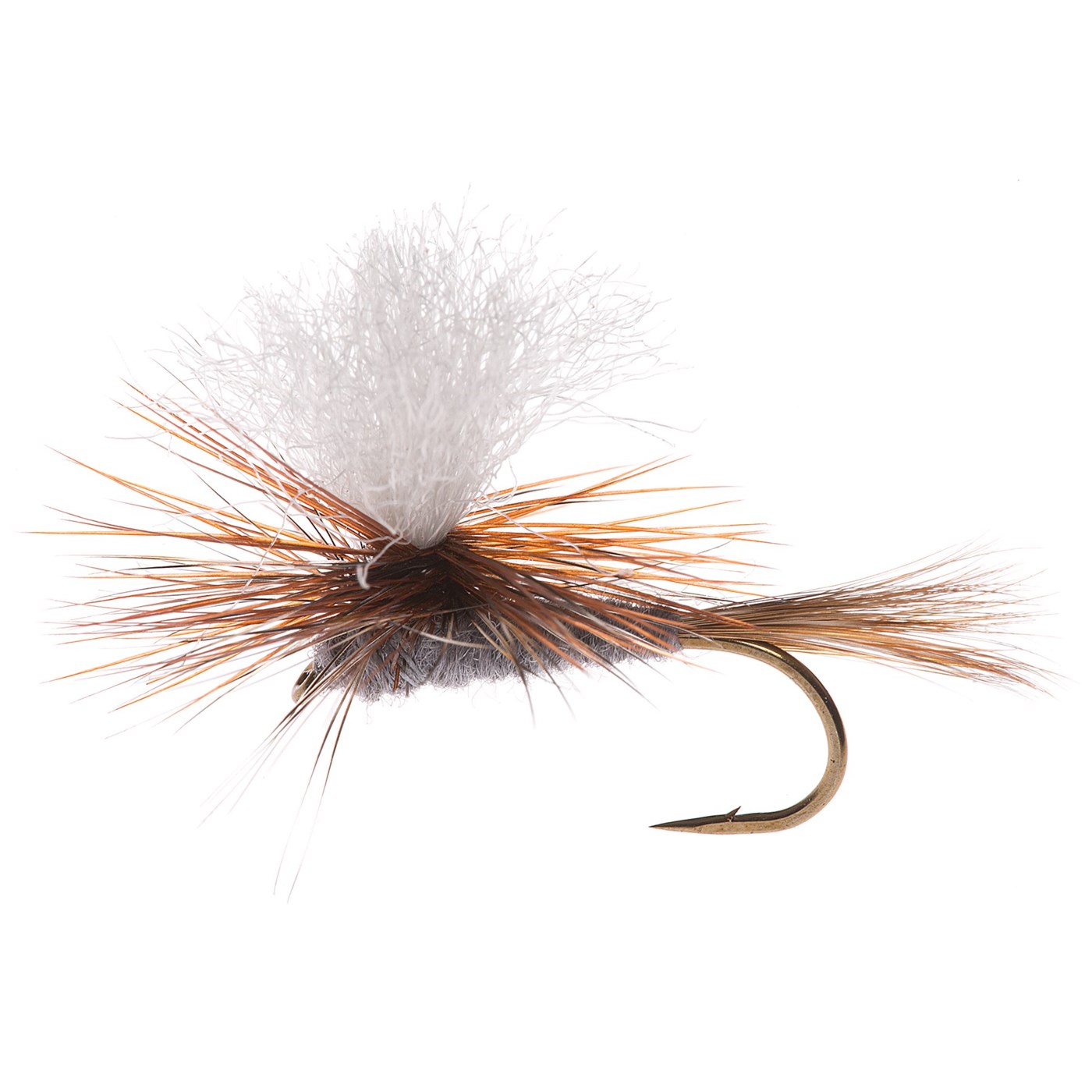 Montana Fly Company Parachute Adam’s Poly Yarn Wing Dry Fly   Dozen 41