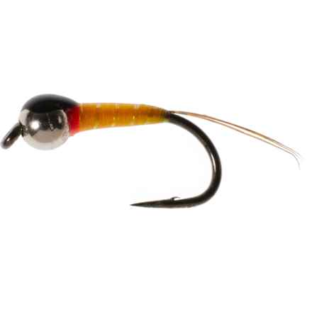 Montana Fly Company Pearl Rib Perdigon Nymph Fly - Dozen in Sunburst Yellow