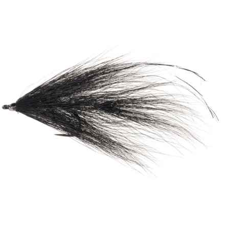 Montana Fly Company Popovic’s Bucktail Deceiver Saltwater Fly - Half Dozen in Black