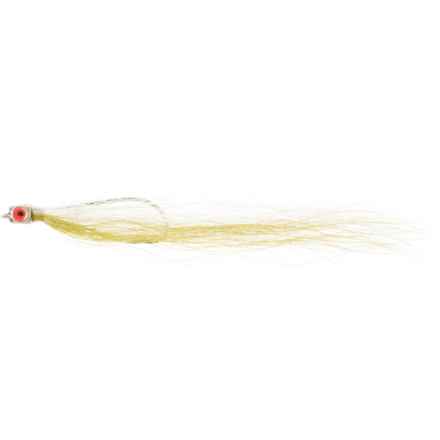 Montana Fly Company Popovic’s Jiggy Fleye Saltwater Fly - Half Dozen in Olive/White