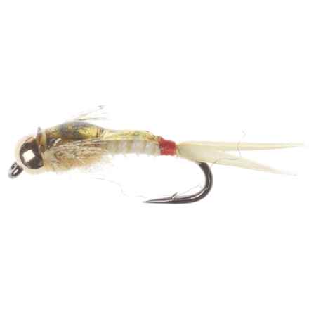 Montana Fly Company Silverman’s Bead Head Epoxy Back Red Tag Sally Nymph Fly - Dozen in Red