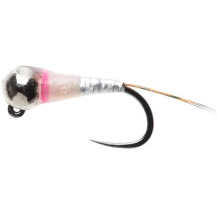 Montana Fly Company Spanish Bullet Nymph Fly - Dozen in Silver/Pink