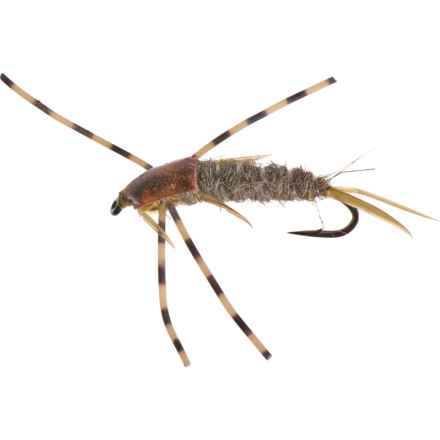 Montana Fly Company Speckled Double Bead Stone Nymph Fly - Dozen in Hares Ear