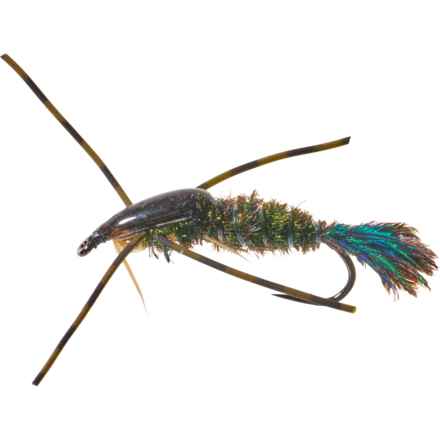 Montana Fly Company Speckled Double Bead Stone Nymph Fly - Dozen in Peacock
