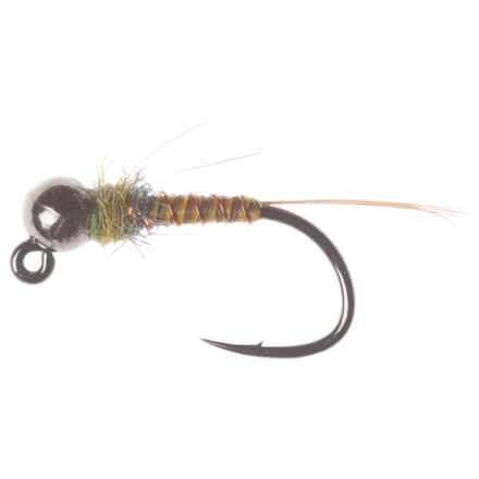 Montana Fly Company Strolis’ Quill Bodied Jig Nymph Fly - Dozen in Dark Olive