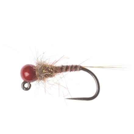 Montana Fly Company Strolis’ Quill Bodied Jig Nymph Fly - Dozen in Hares Ear