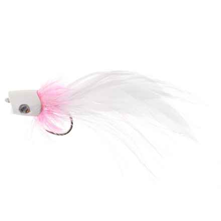 Montana Fly Company Stryker’s Poppin Peanut Saltwater Fly - Half Dozen in Pink/White