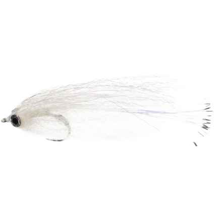 Montana Fly Company Theo’s Boom Box Baitfish Saltwater Fly - Half Dozen in Grey/White