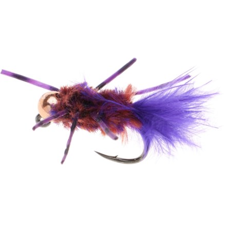 Western Trout Fly Fishing Flies Assortment Kit with Fly Box, Purple Haze,  Tongue Teaser, Rusty Spinner, Psycho Prince, Cicada, Spruce Moth - 12 Piece