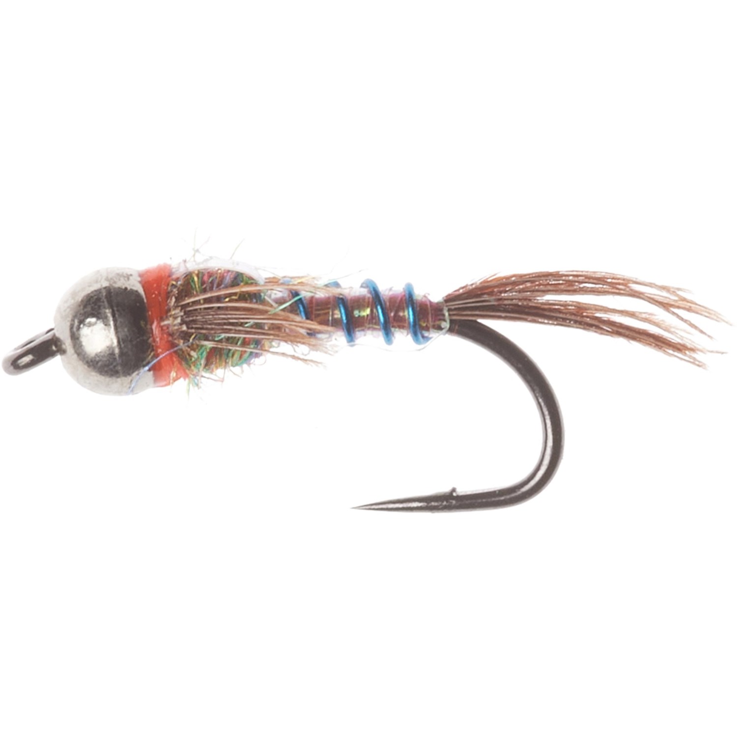 Montana Fly Company Tungsten Bead Head Lightning Bug Nymph Fly - Dozen ...