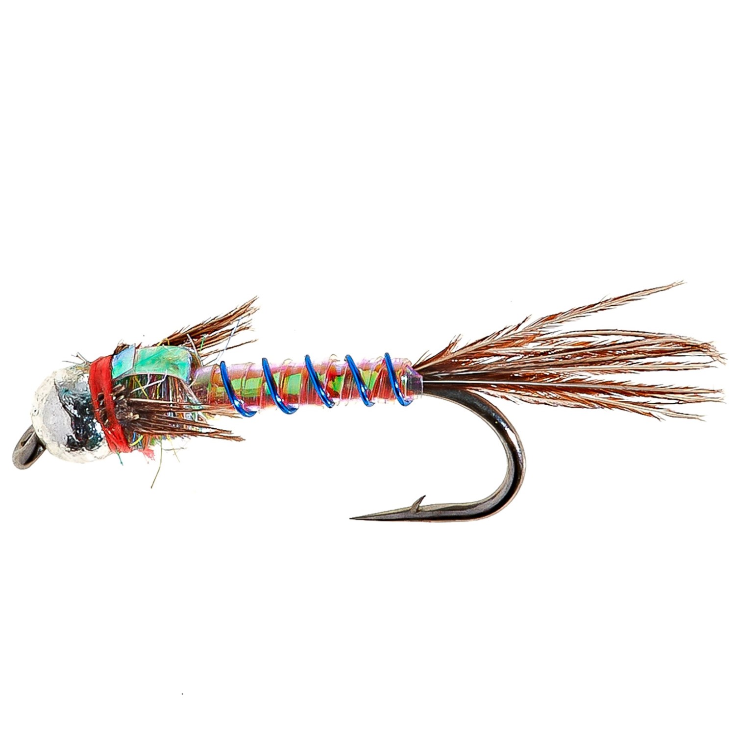 Montana Fly Company Tungsten BH Lightning Bug Nymph Fly Dozen Save 56