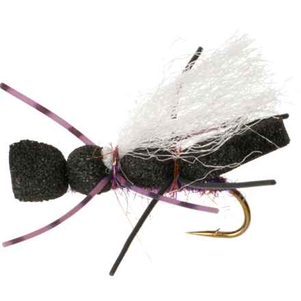 Montana Fly Company Willy’s Ant Dry Flies - Dozen in Black/Purple