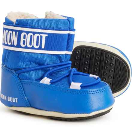 MOON BOOTS Boys Crib Nylon Boots in 005-Electric Blue
