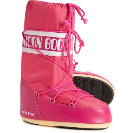MOON BOOTS Icon Boots (For Women) in J003-Bougainvillea