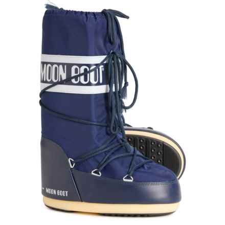 MOON BOOTS Icon Glitter Boots (For Women) in 002-Silver