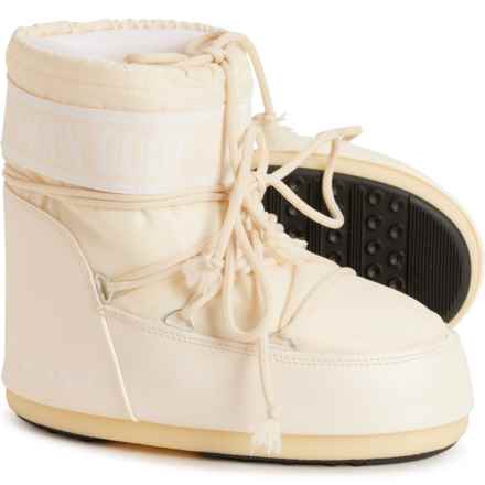 MOON BOOTS Icon Low Nylon Boots (For Women) in Cream
