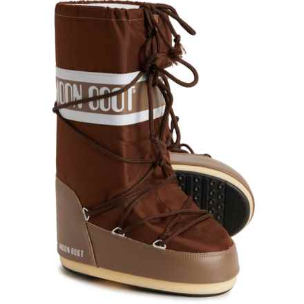 MOON BOOTS Icon Nylon Boots (For Women) in Shitake