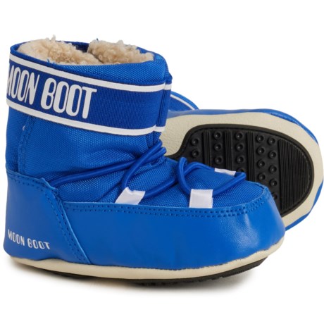 (取寄) リトル ガールズ クリブ スエード ブーツ MOON BOOTS Little Girls Crib Suede Boots  Whisky MOON BOOTS Little Girls Crib Nylon Boots - Save 80%