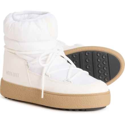 MOON BOOTS Ltrack Low Nylon Boots - Waterproof (For Women) in A001-White