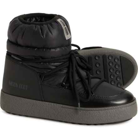 MOON BOOTS LTrack Low Nylon Winter Boots - Waterproof (For Women) in 001-Black